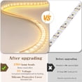 thumbnail image 4 of Cama Flotante Queen con Luces LED Inteligentes: Cabecero de Diamante Tapizado, Plataforma Sólida Silenciosa (Sin Somier) - Marco Moderno con Listones de Madera Maciza, 4 of 9