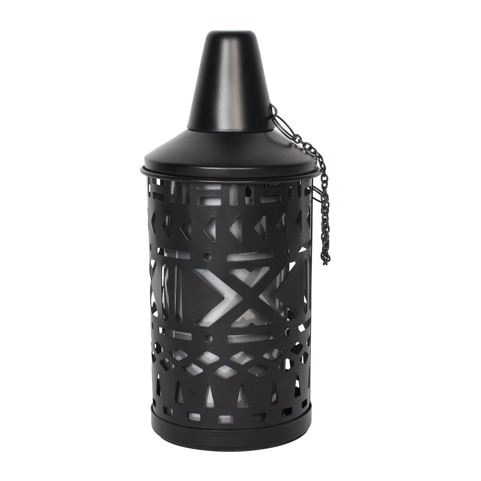 Mainstays Citronella Metal Table Top Torch for Indoor and Outdoor- Black 1 Pc
