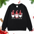 thumbnail image 5 of Bjutir Girl'S Christmas Sweatshirts Graphic Print Tops Crewneck Winter Long Sleeve Pullover Cute Outdoor Wear, Size 4-12 Years, Black, 5 of 5