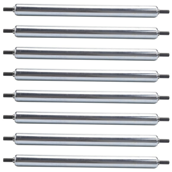 8Pcs 25mm x 300mm Carboon Steel Assembly Line Conveyor Roller