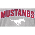 thumbnail image 2 of Women's Ash SMU Mustangs Proud Mascot Long Sleeve T-Shirt, 2 of 2