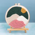 thumbnail image 2 of Coofit Punch Needle Kit Creative Fashion Scenery DIY Embroidery Kit Rug Hooking Kit, 2 of 7