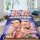 thumbnail image 2 of La Teoría del Big Bang Conjunto de sábanas temático, trío de piezas, cómodo y amigable con la piel, diseño único, regalo de decoración para el hogar para familiares, amigos y fans,173cm *218cm, 2 of 6