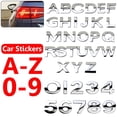thumbnail image 1 of Number Letter Self-adhesive Auto Sticker Car Badge Decals Emblem Decoration, 1 of 3