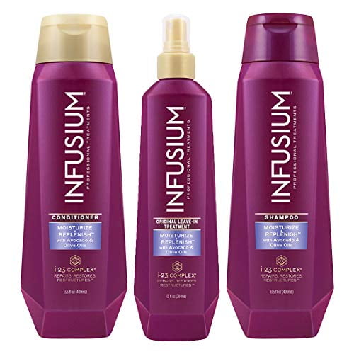 INFUSIUM, Shampoo + Conditioner + Leave in Treatment, Moisturize and