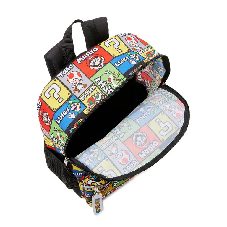 Walmart super mario backpack top