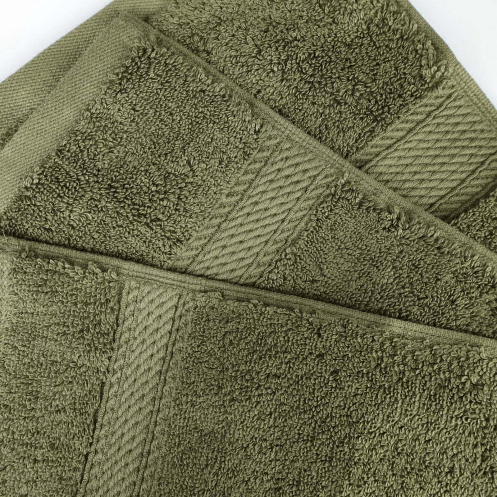 Superior 800 GSM Egyptian Cotton 4-Piece Hand Towel Set, Soft Ultra Absorbent Towels, Charcoal