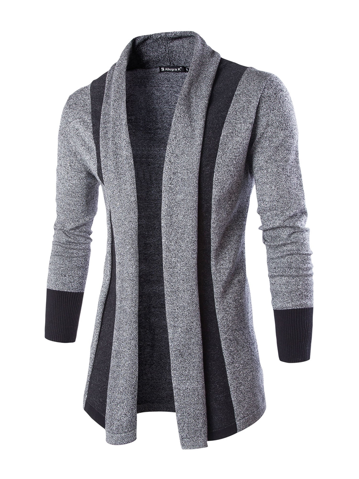 buttonless cardigan mens