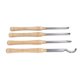 thumbnail image 3 of 4PCS Lathe Turning Tool Set Removable Wooden Handle Incisive Hard Alloy Steel Lathe Tool for Woodworking, 3 of 5