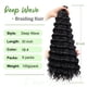 thumbnail image 2 of Pelo de ganchillo Eerya Ocean Wave, 76 cm, 6 paquetes para mujeres negras, 2 of 6