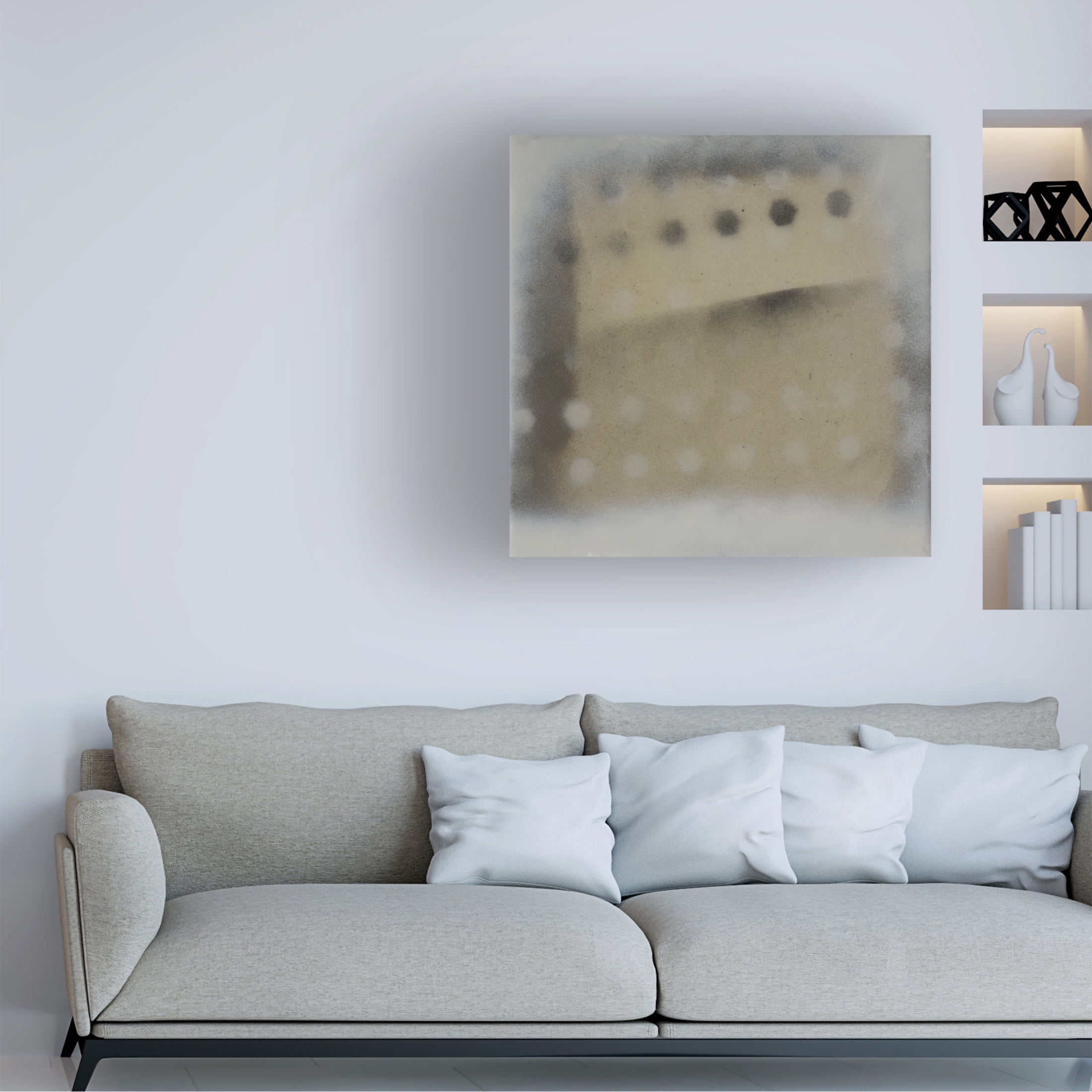 Trademark Fine Art Erin McGee Ferrell Polka Squares VII Canvas Wall Art