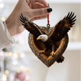 thumbnail image 5 of SIfdSeng Get it Fast Animal 2D Acrylic Hanging 8Cm Flat Animal Heart for Home & Garden, 5 of 5
