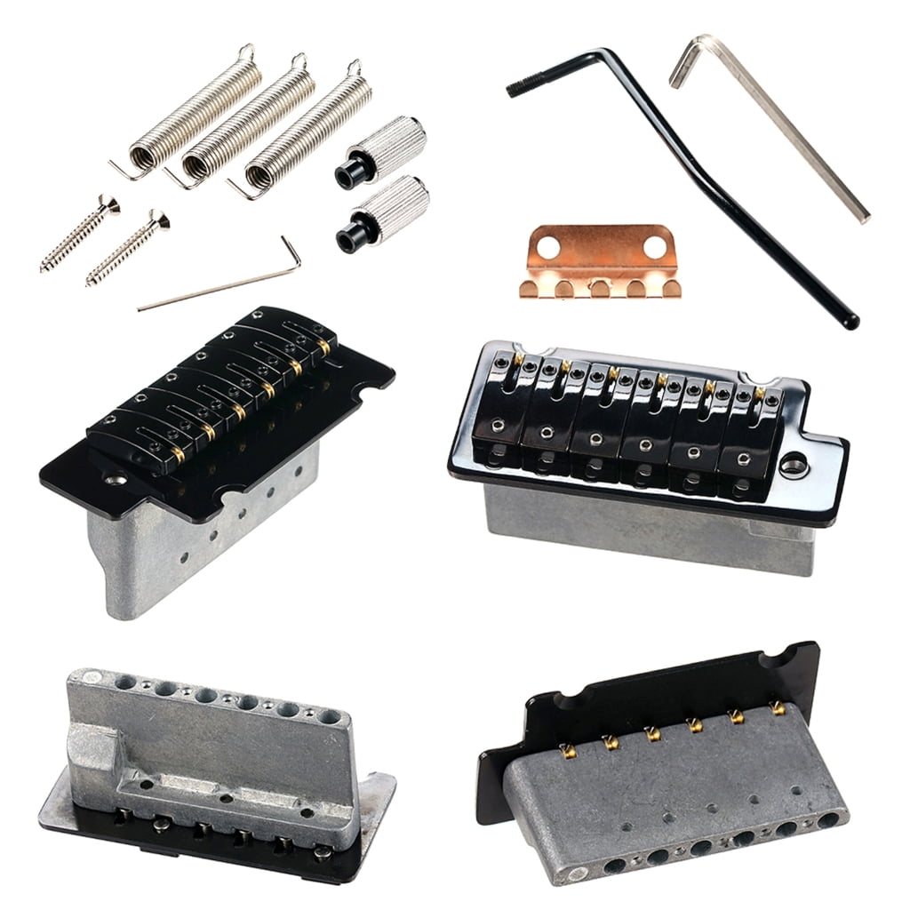 CEORPER 6 String Electric Guitar Bridge Set Heavy Duty Metal Tremolo System for Guitar