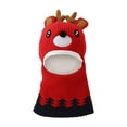 thumbnail image 2 of NAISIBABY Kids Winter Knit Hat, Reindeer Protector Head & Neck Thicken Plush Beanie Cap Red Free Size, 2 of 3