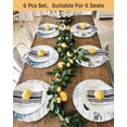 thumbnail image 4 of 13 Inch Round Placemats Set of 4, Blue Coastal Christmas Non Slip Heat Insulation PP Table Mats, Snowman Xmas Tree Starfish Vintage Washable Place Mats for Kitchen Dining Party Table Decor, 4 of 7