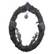 thumbnail image 2 of 3X Triple Moon Goddess Wall Mirror Trinity Wall-Mounted Mirror with Five-Pointed Retro Hanging Mirror, 2 of 5