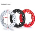 thumbnail image 2 of RCLIONS 4pcs 2.2inch RC Beadlock Wheel Rim Replacement Ring Aluminum Metal for 1/10 RC Crawler Car 2.2" Wheels (Black), 2 of 11