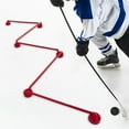 thumbnail image 6 of Almencla Hockey Adjustable Stickhandling Aid Stickhandling Great Gift Suitable for on or Off Ice for Improve Puck Control red, 6 of 8