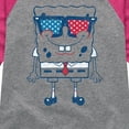 thumbnail image 3 of SpongeBob SquarePants -  Flag Fill Sunglasses  - Toddler & Youth Girls Raglan Graphic T-Shirt, 3 of 6