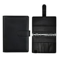 thumbnail image 7 of A6 Cover 5 X 7 6 Ring Pu Leather Notebook Cover Refillable A6 With Buckle Closure Filler Paper Loose Leaf Personal Planner Notebook Easy To Use, 7 of 7