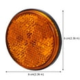 thumbnail image 2 of Raindrops Truck Side Lights Reflective Motorcycle LED Reflector 2Pcs, 2 of 7