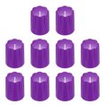 thumbnail image 1 of 10 piezas de perilla de efecto de guitarra morada, perillas de guitarra eléctrica de plástico de 5/8", 1 of 6