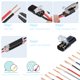 thumbnail image 4 of Conectores de cable, 50 unidades, enchufe de doble cable con hebilla de bloqueo, 4 of 8