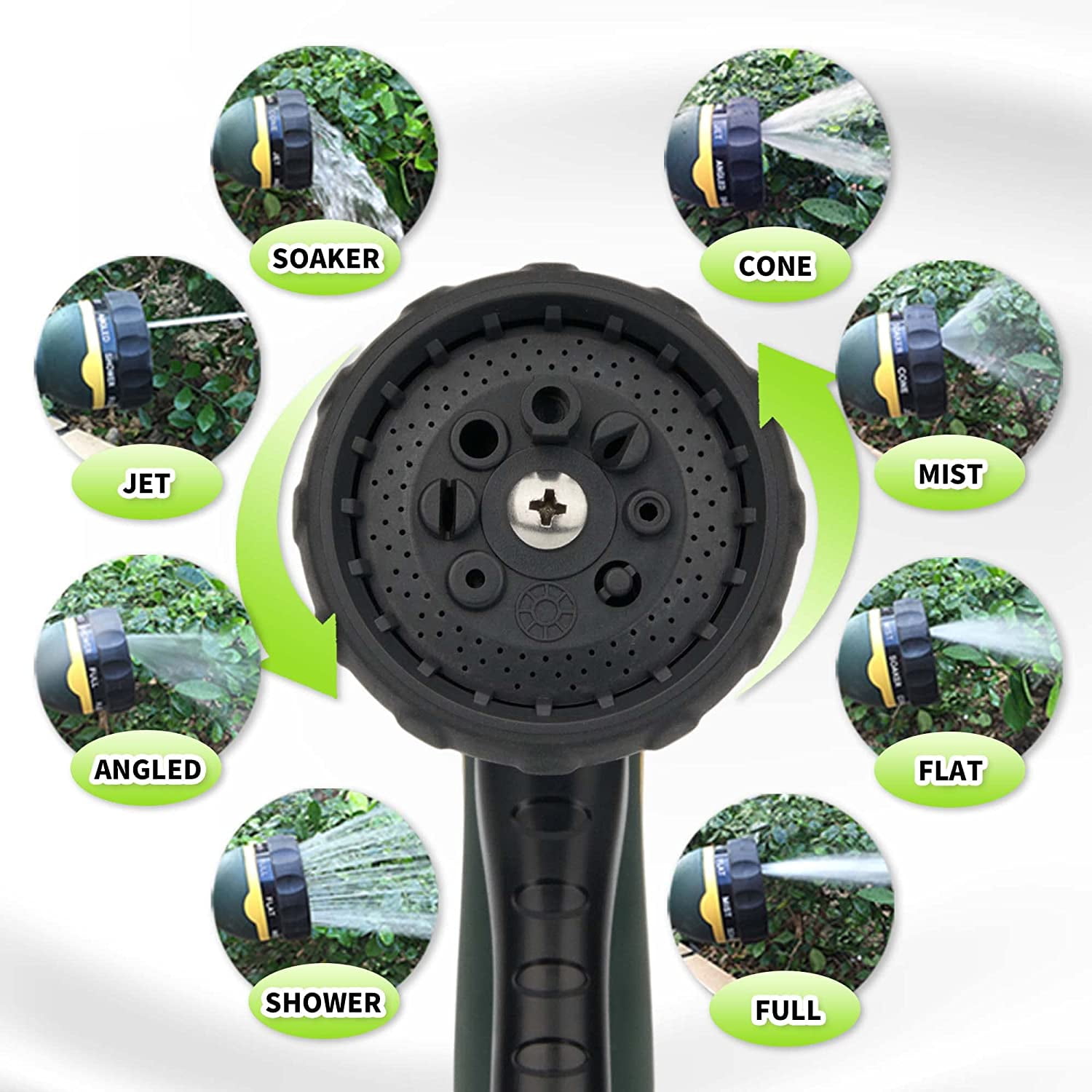 Stainless Steel Garden Hose - Flexible, Puncture & Rust Proof, No Kink, High Pressure, Collapsible 25FT