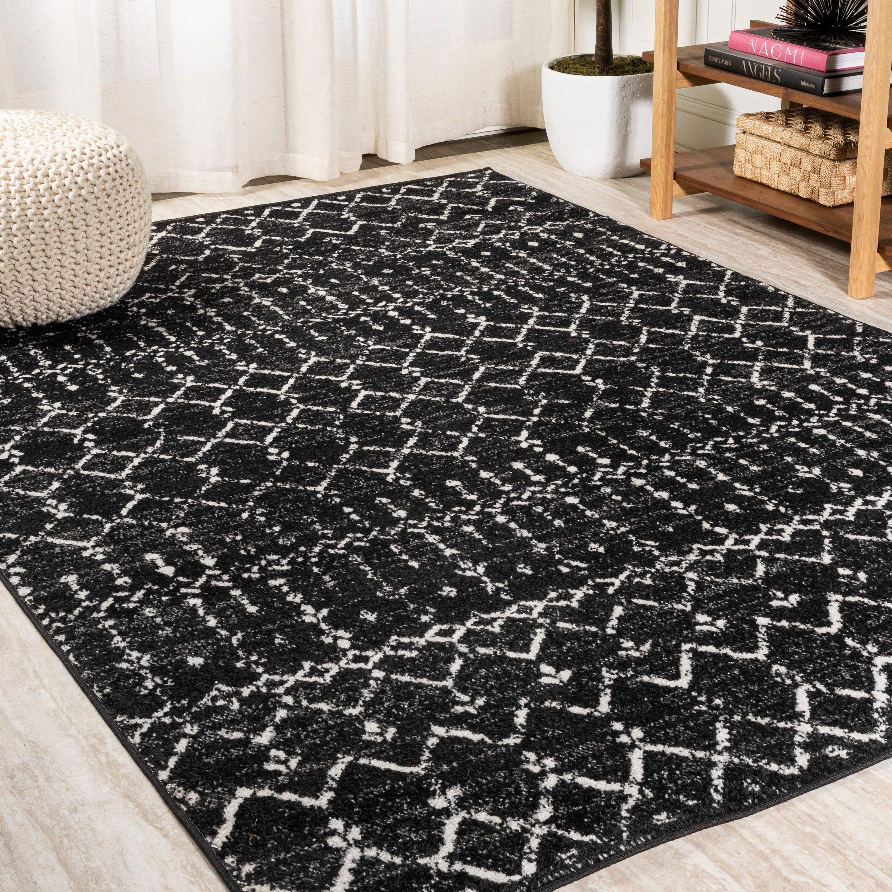 JONATHAN Y JONATHAN Y Moroccan HYPE Boho Vintage Diamond Area Rug