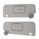 thumbnail image 3 of 1 Pair Car Sun Visor Left Right Grey Sun Visor With Mirror Replacement For Chevy Sonic Aveo 2012 2013 2014 2015 2016, 3 of 5