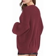 thumbnail image 4 of FUNING  Cardigan Sweaters for Women 100% acrylic fibers Button-Down Long Sleeve Oversized Knit Outerwear, 4 of 6