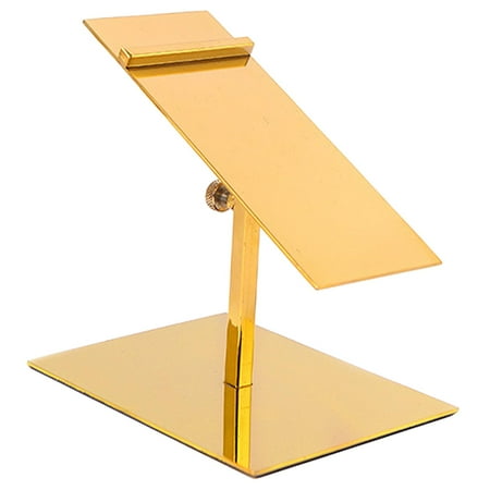 

Shoe Shelf Display Smooth Modern Non Slip for Shopping Mall Home Shoe Stores Golden low shelf