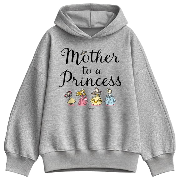 Disney Princess - Mother to a Princess Women's Oversized Fleece Hoodie Sweatshirt