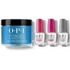 OPI Nail Dipping Powder Perfection Combo 4CT - Liquid Set Step 1,2,3 + Duomo Days, Isola Nights MI06