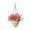 H #2, variant on Artificial Faux Hanging Plants Flowers Basket for Spring, Red Daisy Flowers Eucalyptus UV Resistant Look Real for Outdoor Outside Porch Decoration
