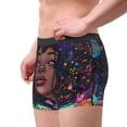 thumbnail image 2 of Gaeub Cosmic Garden Woman Portrait Print Men's Boxer Briefs,Super Fit Boxer Briefs for Men,Quick-Dry Underwear with 4-Way Stretch-Small, 2 of 5
