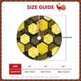 thumbnail image 2 of Defioc Geometric Pattern with Bee for Christmas Tree Skirt Snowman Xmas Tree Skirt Farmhouse Christmas Decorations Tree Mat for Holiday Party Decor-36", 2 of 6