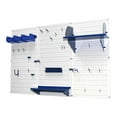 thumbnail image 2 of 4ft Metal Pegboard Standard Tool Storage Kit - White Toolboard and Blue Accessories, 2 of 7