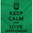 thumbnail image 2 of Keep Calm Love Leprechauns St Paddys Long Sleeve TShirt Men Women Brisco Brands S, 2 of 6