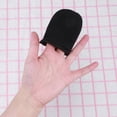 thumbnail image 3 of 2pcs Autobronceador Mitt Maquillaje Uso Aceite SPA Protector solar Guantes flocados Guantes de esponja Bronceado al sol Trajes de pulgar （Negro）, 3 of 5