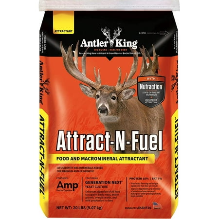 Antler King Attract-N-Fuel Deer Attractant for Maximum Body and Antler Growth | 20 lb Bag