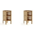 thumbnail image 1 of Manhattan Comfort Table d'Appoint Versailles en Canne Nature - Ensemble de 2, 1 of 3