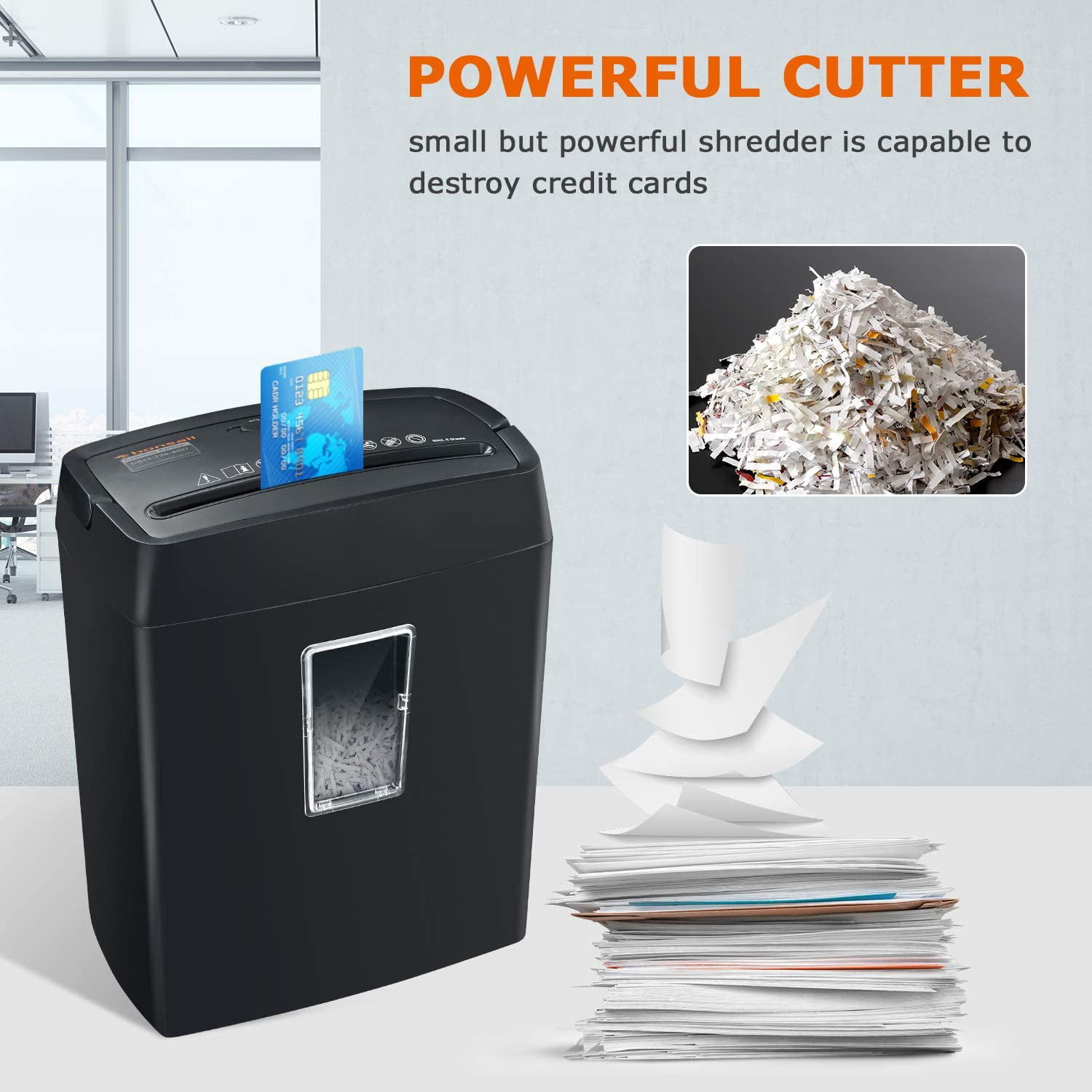 Shredders Office Products Shredders for Small Office & Home Use,4 ...