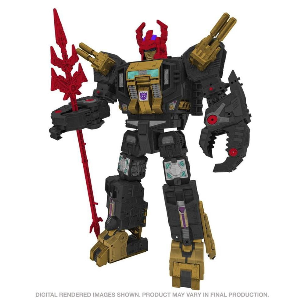 Transformers Generations Selects Black Zarak, Legacy Titan Class Collector Figure, 21-inch
