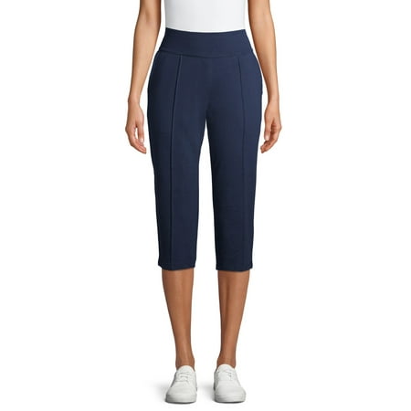 womens petite pull on capris