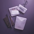 thumbnail image 5 of Stasher Premium Food-Grade Silicone Reusable Food Storage Container, Holds 28 oz, Leak Free Pinch Loc Seal, Purple, 1 Bag, 5 of 11