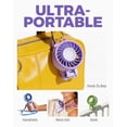 thumbnail image 6 of Diveblues Portable Turbo Fan, 100-Speed Rechargeable Handheld Fan with LED Display for Travel, Office and Outdoor Use, 6 of 9