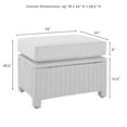 thumbnail image 6 of Bradenton Outdoor Wicker Ottoman, 6 of 7