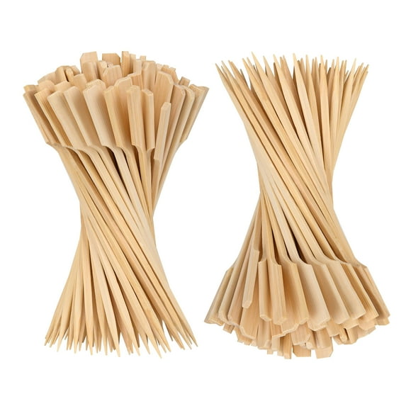 Brochetas de bambú PFIEIFPO, 20 cm, 200 unidades, para aperitivos, barbacoas, fruta