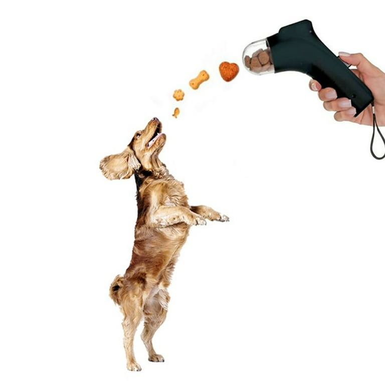 Creative Dog Puppy Food Treat Launcher Pet Snack Mini Food Feeder